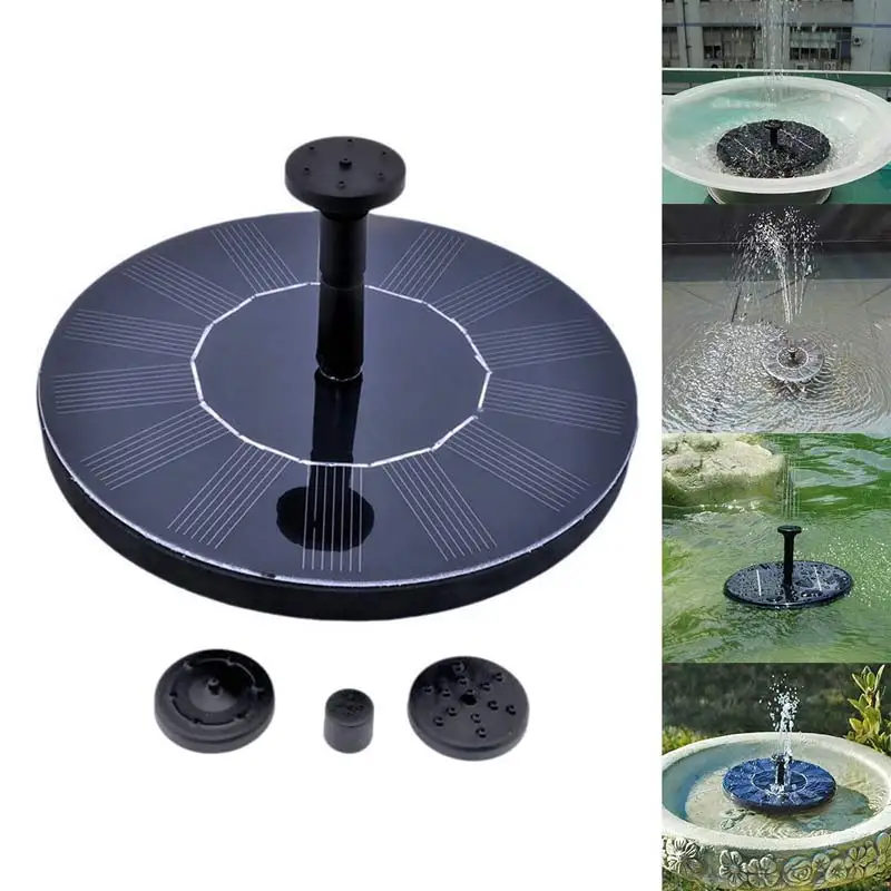 

Garden Solar Power Water Fountain Panel Pumps Pond Pool Watering Artificial Outdoor Supplies Home Park Decoration Accessories