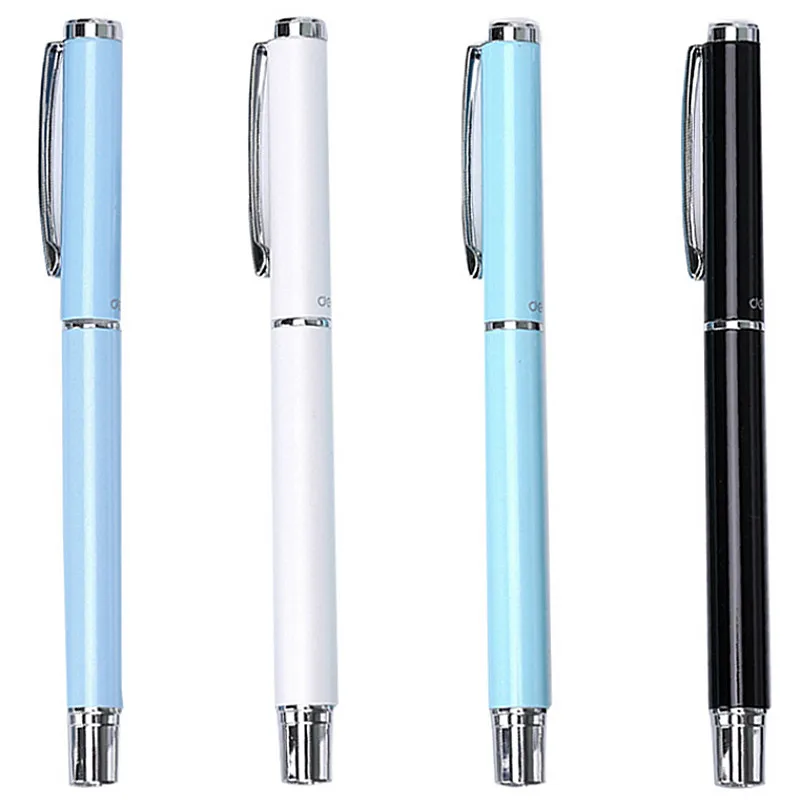 

DELI Fountain Pen Office Business Writing Ink Pen 0.3/0.45mm Fountain Pen Student Calligraphy Writing Pluma Fuente School Supply