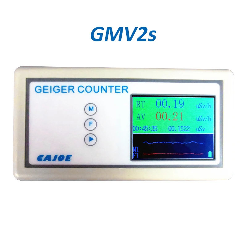 GMV2S счетчик Гейгера детектор атомного излучения персональный дозиметр бета гамма X-ray с сигнализацией 2,4 TFT lcd радиоактивный детектор