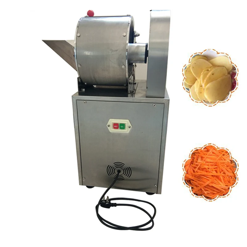

Commercial Vegetable Slicer Onion Slicing Machine Electric Vegetable Potatoes Cutter Carrots Cutting Machine 240A type