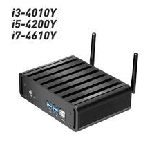 Mini Computer Fanless Mini PC Windows10 Core i5 4200u/I3 4010U/I7 4500U industrial PC Rugged PC Mini Computador