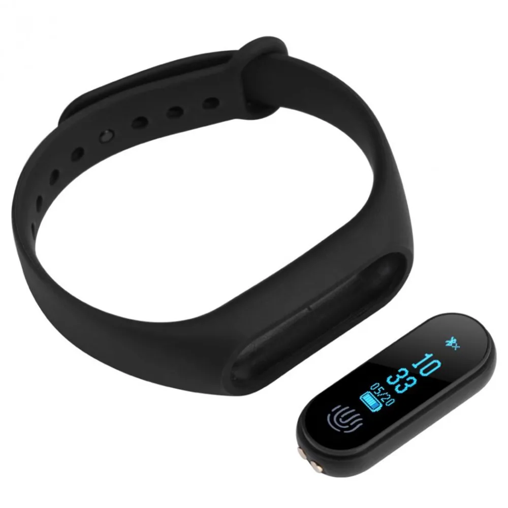 Водонепроницаемый шагомеры Bluetooth Smart Band Бег Спорт Фитнес наручный браслет с трекером сна умный светодиодный сенсорный экран браслет