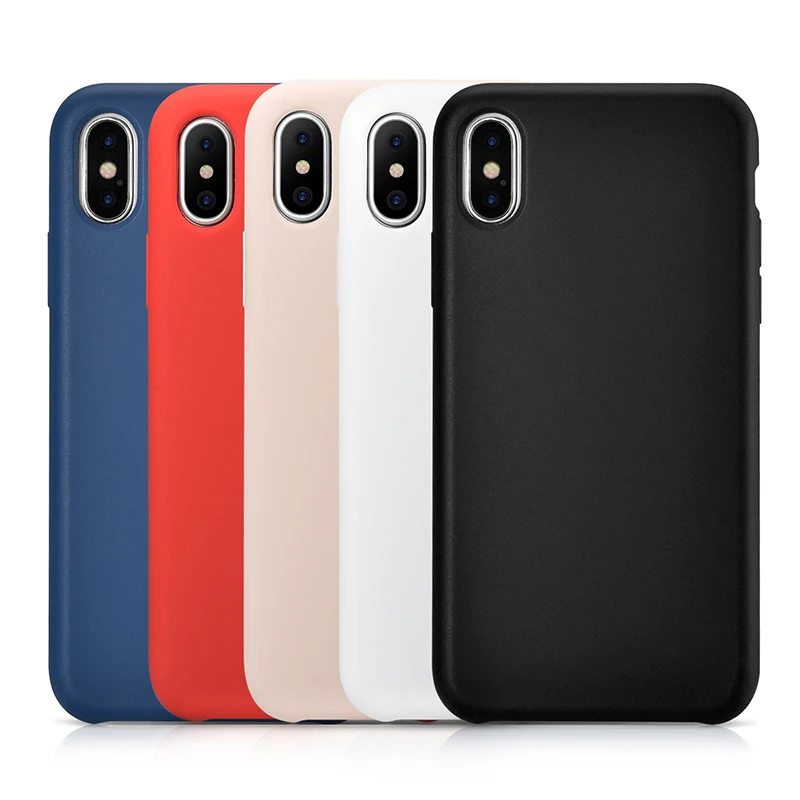 5 Colors New Drop resistance new original icarer xoomz brand soft silicon rubber back cover for iphone X phone case iphoneX |