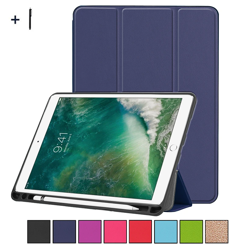 Чехол для iPad Air 3 10 5 дюймов 2019 чехол рамка держатель ручки 10. кожаный флип с
