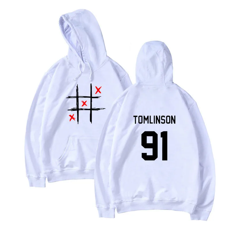 W2 Louis Tomlinson One Direction Hoodie Men/Women Hoodies Sweatshirt Winter Tracksuit Women Jacket Coat Kpop Casual Clothes