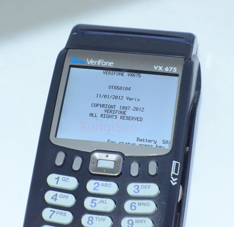 Verifone абсолютно новый Vx675 GPRS CTLS POS терминалы считыватель кредитных карт|Приемник и