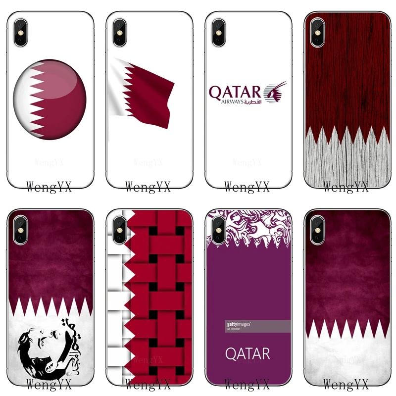 

Qatar Flag national flag slim silicone TPU Soft phone cover case For Apple iPhone 4 4s 5 5s 5c SE 6 6s 7 8 plus X XR XS Max