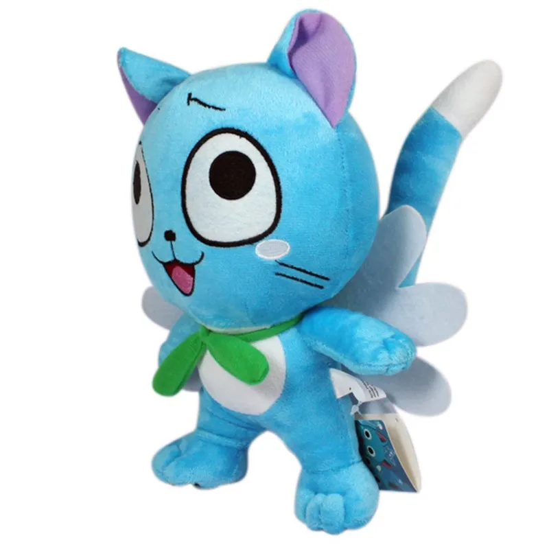 Anime Fairy Tail Figures 1230cm Happy Blue Cat Plush Toys Super Kawaii Neko Soft Dolls Gift for Baby Kids Friends (8)