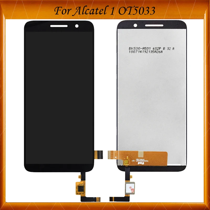 

LCD Display +Touch Screen Digitizer Assembly For Alcatel 1 5033 5033Y 5033X 5033D LCD Glass Sensor