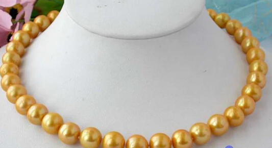 

ddh002845 17" GOLD ROUND FRESHWATER CULTURED PEARL NECKLACE 28% Discount