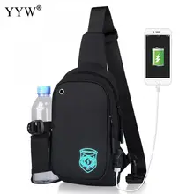 Повседневная мужская сумка через плечо с интерфейсом USB Мягкая холщовая переноска-слинг сумки черные мужские сумки синие сумки через плечо многофункциональные сумочки