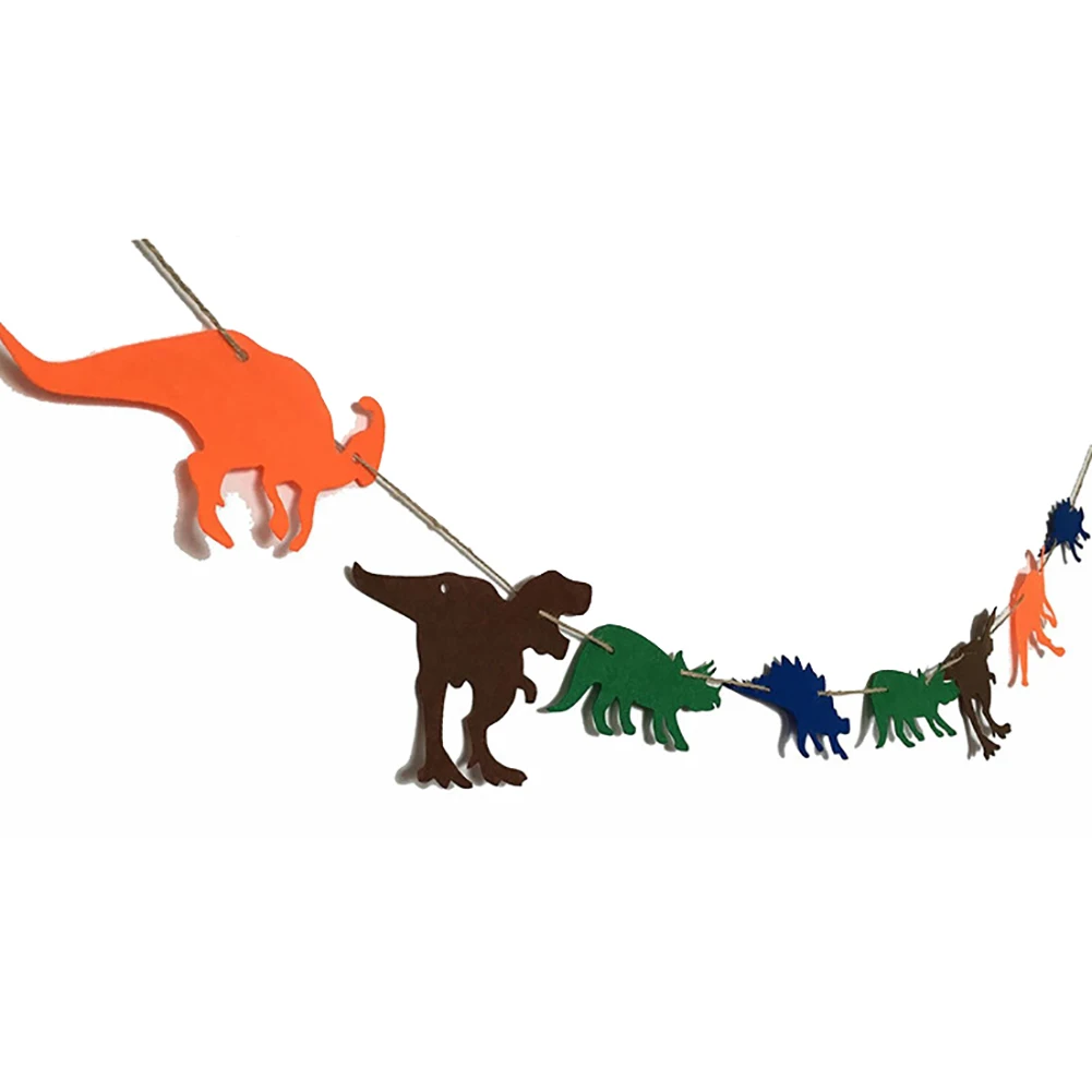 3 м динозавр баннер, висящий флаг динозавр гирлянда баннер Baby Shower День рождения детская комната Детский сад украшения свадебные принадлежности