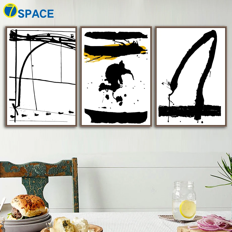 

Abstract Graffiti Nordic Posters And Prints Wall Art Canvas Painting Black White Wall Pictures For Living Room Quadro Home Decor