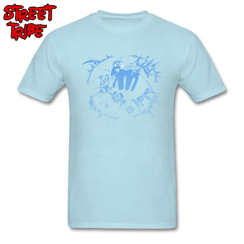 Fishman Punch comfortable Top T-shirts for Men 100% Cotton Summer/Fall Tees Customized T-shirts Short Sleeve Discount Crew Neck Fishman Punch light