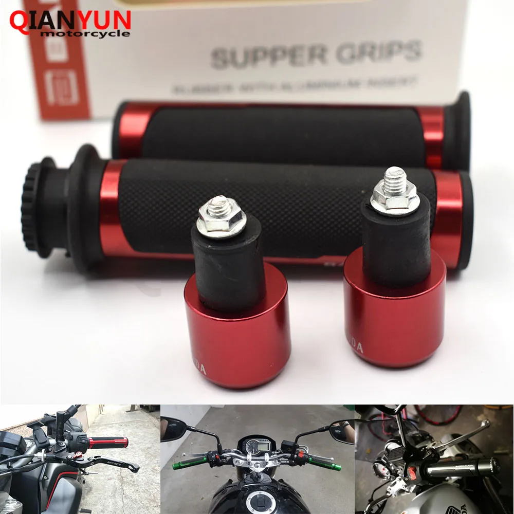 Для 7/8 ''мотоциклетная рукоятка крышки/ручки руля CNC 22 мм Универсальный Для Suzuki 600/750 Катана GSX600/750 Катана 1998-2006