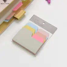 1 Набор блокнотов Липкие заметки Kawaii милые цветные бумажные наклейки для скрапбукинга канцелярские закладки для офиса и школы