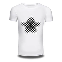 DY-83 Punk Five-Stars T-shirts Mens 2016 Trendy Loose Sweatshirt White Spring New T shirts Size M-3XL