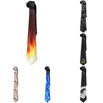 

8cm Fashion Men's Novelty Ties Classic Tie 3D Printed Necktie For Men Business Wedding Party Accessories 5LD04