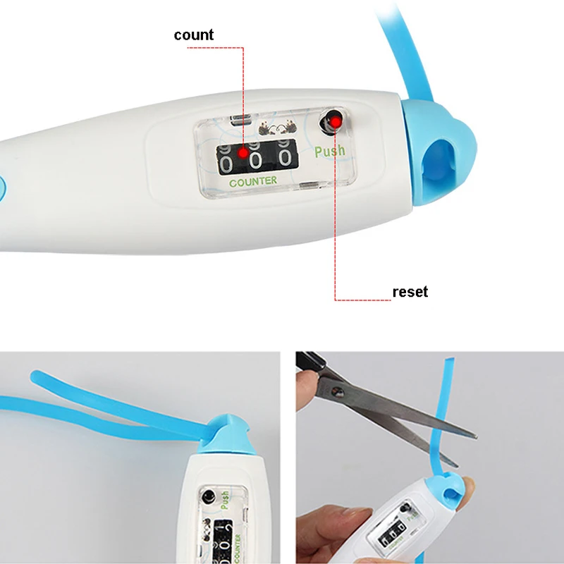 Скакалка со счетчиком скакалкой Регулируемая Фитнес оборудования Скорость веревки оборудования