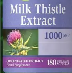 

Pride Milk Thistle 4:1 Extract 1000mg (Silymarin) 1000 mg/180 support the structure of the outer cell membrane of liver cells