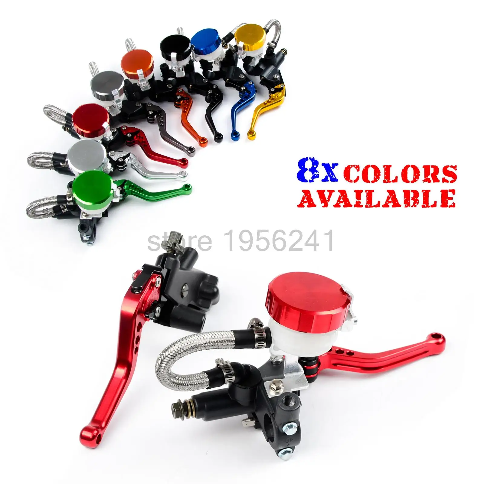 

Universal Standard 7/8" (22mm) Front Brake Master Cylinder Reservoir Levers For Honda CRF250X/R 450X/R CRF150 230F 450R