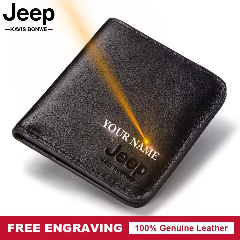

Free Engraving Thin Cow Genuine Leather Wallet Men Coin Purse Small Mini Card Holder Simple PORTFOLIO Portomonee Slim Male