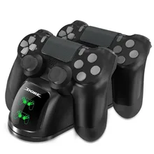 Для PS4 контроллер зарядное устройство двойной usb зарядка статус дисплей экран док-станция для Playstation 4 PS4 тонкий PS4 Pro контроллер