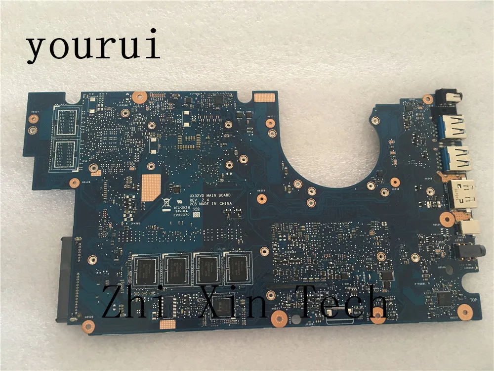  yourui For ASUS original UX32VD UX32A Laptop Motherboard rev 2.4 Processor i5-3337u 4GB RAM Fully T