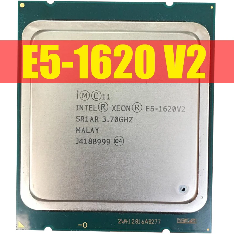 Процессор Intel Xeon E5 1620 V2 E5-1620 V2 cpu L3 = 10MB 3,7 GHZ LGA 2011, серверный процессор, работающий правильно