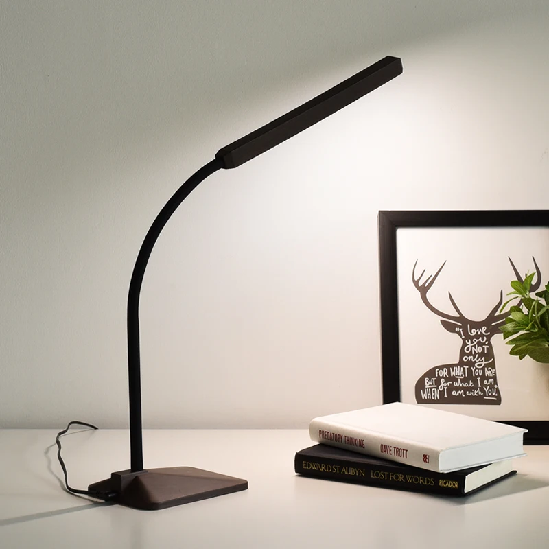 Modern LED Eye protective Desk Lamp Office Study Bedroom Bedside