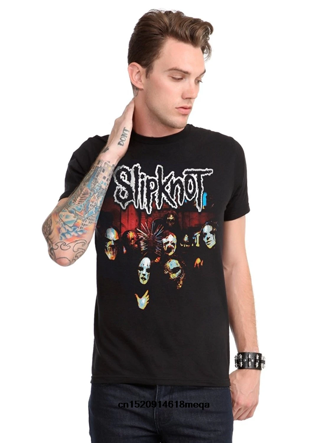 2019 смешные футболки Модная футболка модная с принтом Мужская Slipknot Squad|Футболки| |