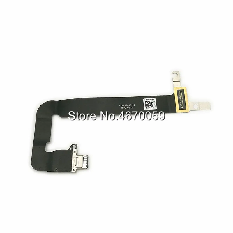 Мощность DC Jack с Кабельный разъем для Macbook Retina 12 &quotA1534 821-00482-A 2016 I/O USB C совета шлейф