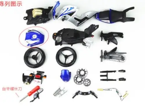 Maisto 1:12 Honda CBR600RR CBR 600RR сборочная модель мотоцикла велосипед игрушка синий Новый в