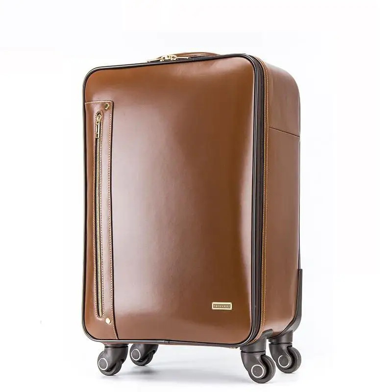 cowhide suitcase