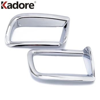 

For Toyota Prado FJ150 FJ 150 2010 2011 2012 ABS Chrome Exterior Rear Fog Light Cover Trims Car Accessories Styling Sticker