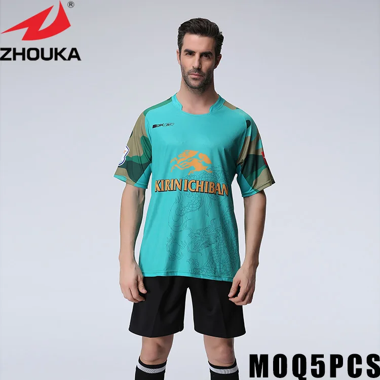 

Soccer jersey personalized soccer football shirt tshirt custom print New Design Sulbimation Printing Thai Quality Soccer Jersey