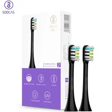 Soocas X3 X1 tête de rechange flocage sans métal pour brosse à dents électrique buse propre pour brosse électrique xiaomi soocare têtes(China)