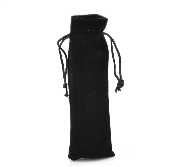 

Wholesale 10PCs Black Velveteen Velvet Drawstring Poucheses Fine Jewelry Gift String Christmas/Wedding Bags 15cm x 5cm