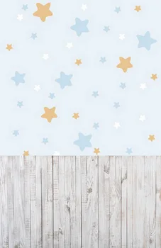 

5x10ft stars photography newborn backdrop D-8055