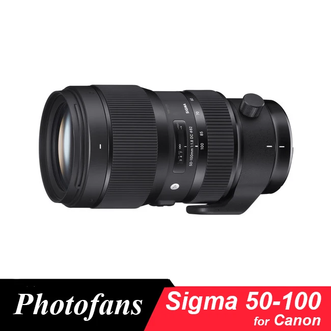 Sigma в переменного тока, 50-100mm f/1,8 DC HSM Art объектив с фиксированным фокусным расстоянием для Canon 650D 700D 750D 760D 60D 70D 80D 7D