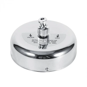 

Portable Stainless Steel Retractable Clothesline Indoor Outdoor Laundry Hanger Clothes Dryer Organiser Clothes Drying Rack Rop