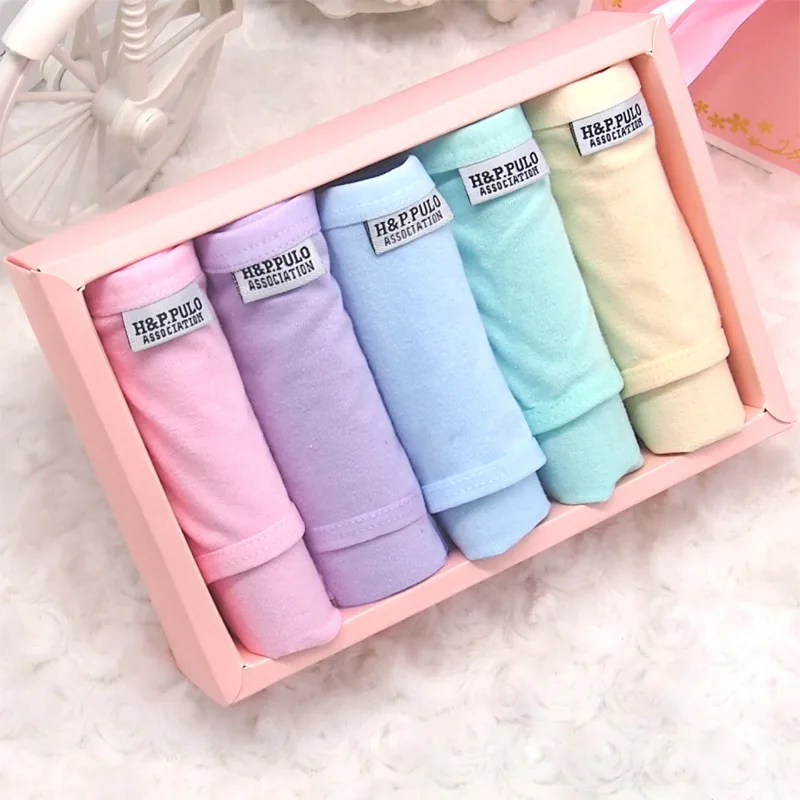 

Hot 5Pcs/Lot Women's Panties Cotton Female briefs Women Sexy Lingerie Breathable Panties Seamless Simple Women's Underwear