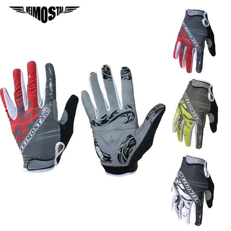 

Weimostar Cycling Gloves Full Finger Men 3D Gel Pad MTB Bicycle Bike Gloves Lycra Anti Slip Motorcycle Gloves Guantes Ciclismo