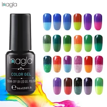 Inagla лак для ногтей изменение температуры лак для ногтей маникюр 8 мл гель лак для ногтей es гель лак