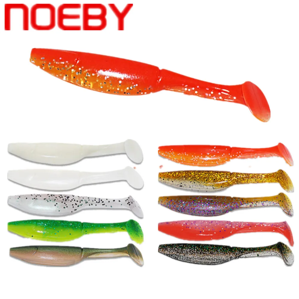 NOEBY Мягкая приманка 7 см 10 см 12,5 см 15 см Swimbait Рыболовная Приманка Мягкая приманка Leurre Souple Shad воблер силиконовая приманка форель рыба приманка