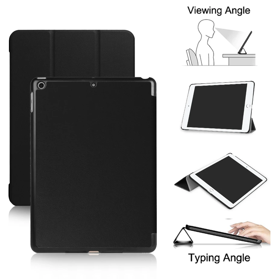 Чехол для iPad 9 7 дюймов 2017 2018/Air 1/Air 2 PU кожаный Умный Магнитный чехол сна A1822 A1823 A1893