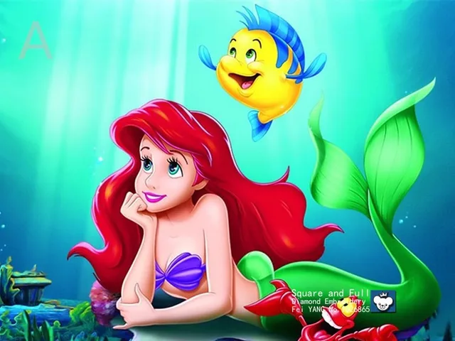 Hasil gambar untuk kartun Putri duyung.