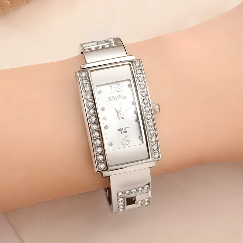 Relógio Bracelete de Diamantes de Luxo Assistir