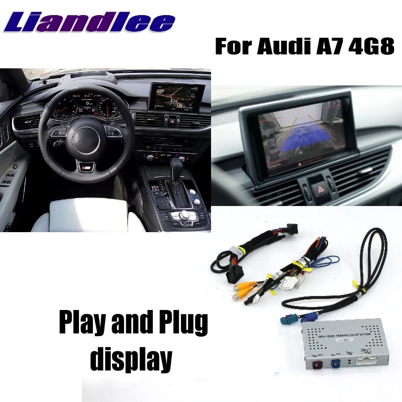 Liandlee парковка Камера Интерфейс Обратный Резервное копирование Камера Наборы для Audi A7 4G8 MMI Дисплей обновления