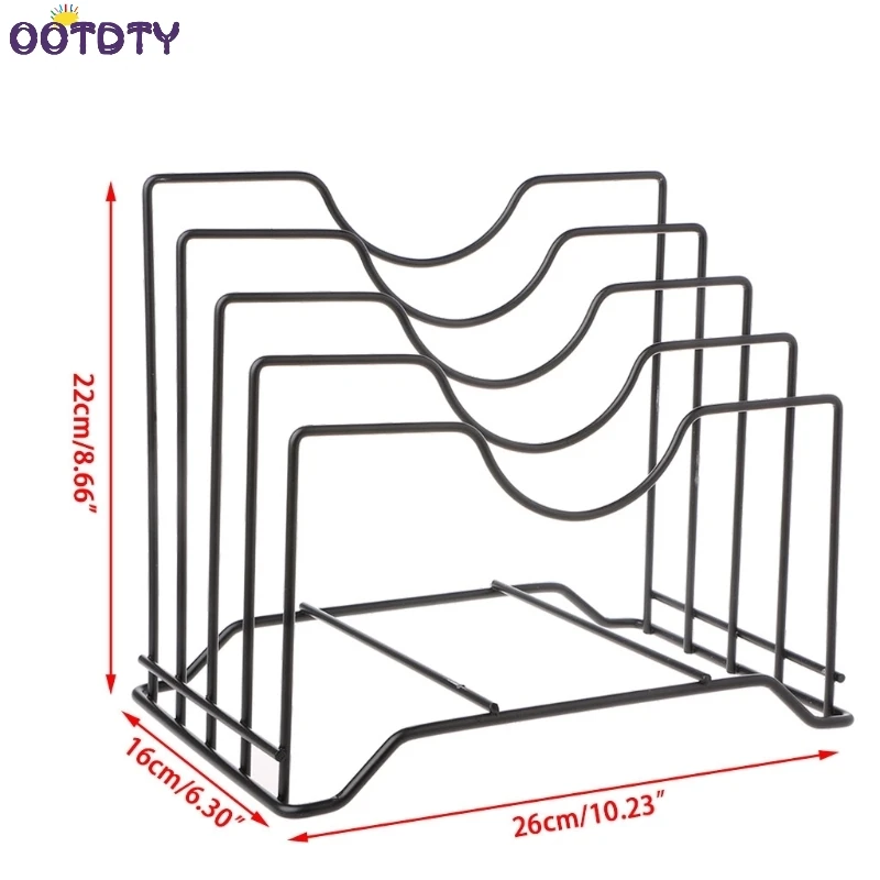Железное место горшок крышка полка держатель для хранения инструмент для кухни Органайзер товары кастрюля крышка Подставка ложка кухонный аксессуар